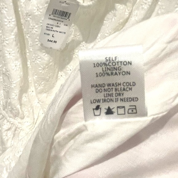 NEW | WINDSOR | Off The Shoulder Eyelet Skater Dress | Size Large - Picture 13 of 15